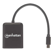Hub Manhattan Hub MST Mini DisplayPort-M a 2 Puertos HDMI-H Color Negro
