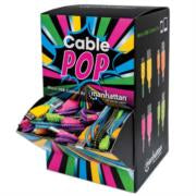 Display Manhattan para Mostrador Cable Micro USB Recubrimiento Textil 0.5m Colores Surtidos C/60 Pzas