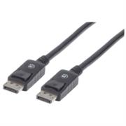 Cable Manhattan DisplayPort M-M 1080p 2m Color Negro