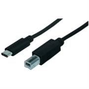 Cable Manhattan para Dispositivos USB-C 480Mbps 1m Color Negro