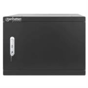 Gabinete Manhattan Carrito Carga UVC 16 Puertos USB-C 1040W Total Desinfección Color Negro