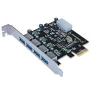Tarjeta Serial Manhattan PCI Express USB 3.0 4 Puertos Estándar