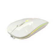 Mouse Nextep Inalámbrico Recargable Delgado/Silencioso RGB 1600 dpi Color Blanco