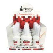 Corrector Líquido Nextep Botella 20ml C/12 Piezas