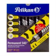 Marcador Pelikan Permanente 540 Color Negro C/10 Pzas