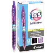 Bolígrafo Pilot B2P Colors Gel 0.7mm Color Morado Caja C/12 Pzas