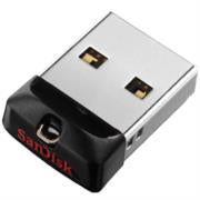 Memoria USB SanDisk Cruzer Fit 64 GB 2.0 Color Negro
