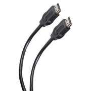 Cable HDMI Steren Conectores Niquelados Alta Velocidad 90cm Color Negro