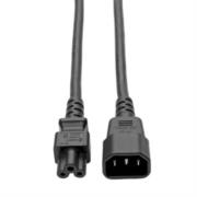 Cable Tripp Lite Adaptador Alimentación para Laptop C14 a C5 - 2.5A 250V 18 AWG 1.83m Color Negro