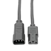 Cable Tripp Lite Alimentación Servicio Pesado PDU C13-C14 15A 250V 14 AWG 1.83m Color Negro