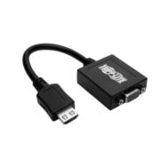 Adaptador Tripp Lite Convertidor HDMI a VGA Audio para PC Ultrabook/Laptop/Escritorio 15.24 cm Color Negro