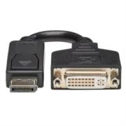 Adaptador Tripp Lite Cable DisplayPort a DVI Convertidor DP-M a DVI-I-F 15.2cm Color Negro