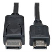 Adaptador de Cable Tripp Lite DisplayPort a HDMI M-M 2m Color Negro