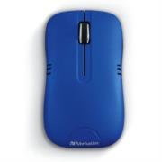 Mouse Verbatim Serie Commuter Óptico Inalámbrico P/Notebooks Color Azul Mate