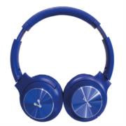 Diadema Vorago HPB-200 Bluetooth FM-MSD Plegable Color Azul