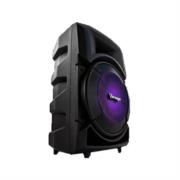 Bocina Bafle Vorago KSP-300 8" Recargable Bluetooth Karaoke Micrófono Color Negro