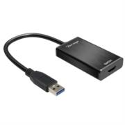 Adaptador Vorago ADP-204 USB 3.0 A HDMI Salida Aduio 3.5mm Color Negro