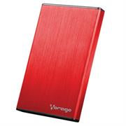 Enclosure Gabinete Vorago HDD-102 para SSD/HDD 2.5" SATA USB 2.0 Color Rojo