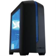 Gabinete Game Factor CSG500 Micro ATX Acrílico USB 3.0 Ventilación 120mm Color Azul