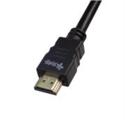 Cable Stylos Tech HDMI Punta Chapa Oro 10m Color Negro