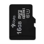 Memoria Micro SD Stylos 16 GB UHS1 C/Adaptador